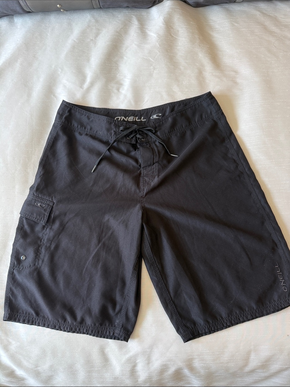 O'Neill Black Men's Board Shorts with Cargo Pocket